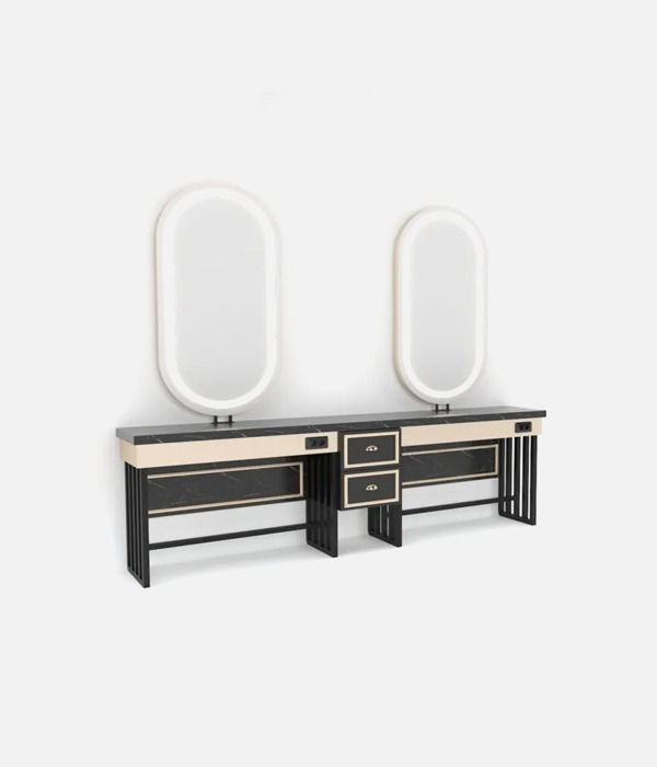 Boubaz - BARBER FURNITURE - BEAUTY UNIT 2PERSON